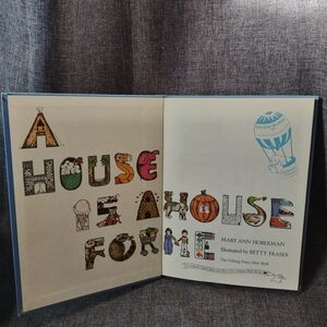 A House Is a House for Me Book